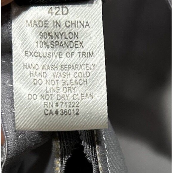 Rampage Intimates Lace Bra‎ 42D Gray Underwire Sexy Lingerie - Picture 7 of 7